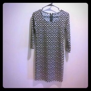 Stretch,  fitted print dress